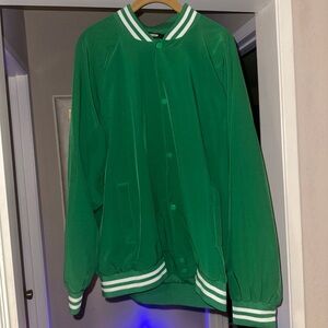 JACKSON Green Bomber Jacket